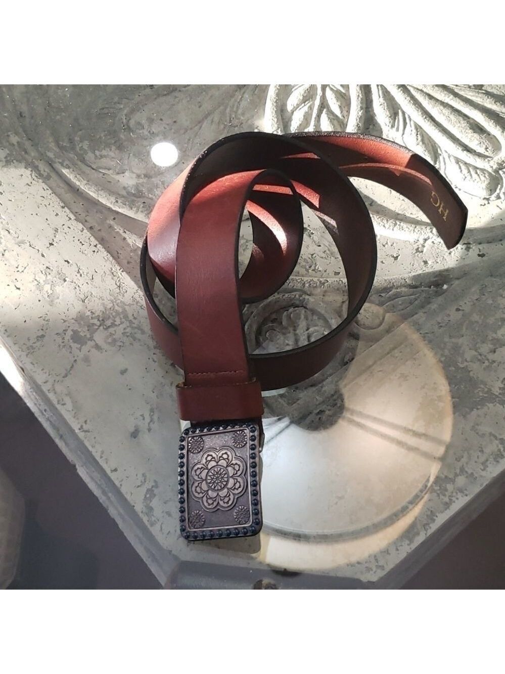 𝅺bench Craft Canada Ostrich Belt